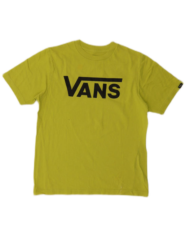 Vans Boys Classic Fit Grafisk T-Shirt Top 10-11 år Medium Grøn