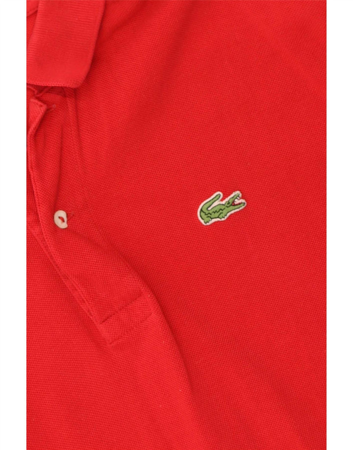 Lacoste Herre poloskjorte str. 7 2XL Rød Bomuld