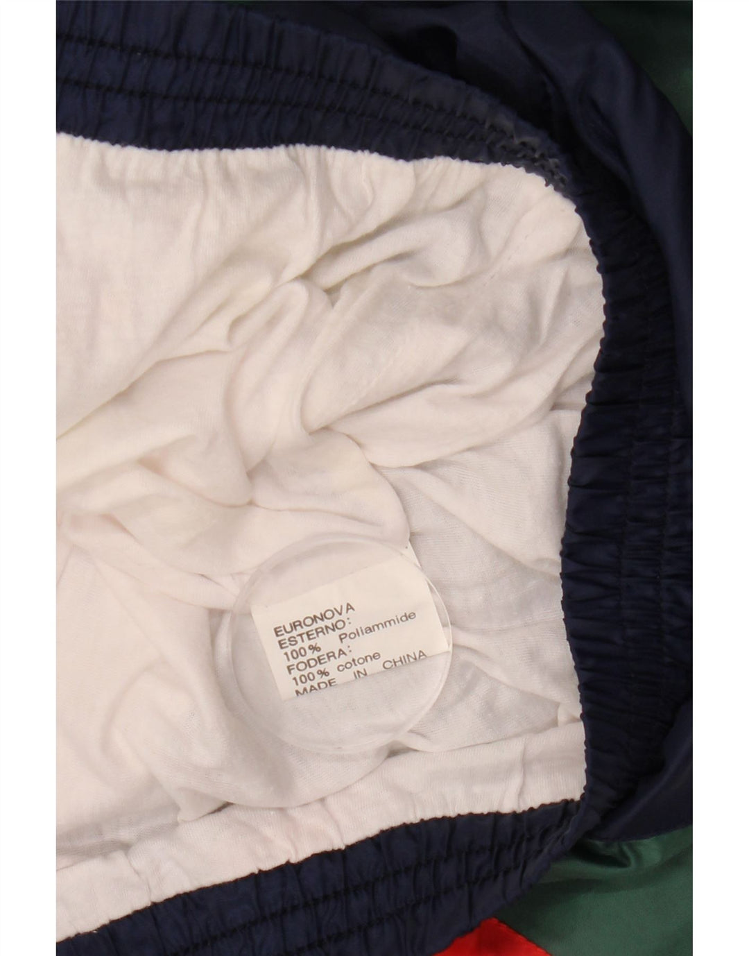 VINTAGE Træningsdragt til mænd Topjakke Stor flerfarvet Colourblock