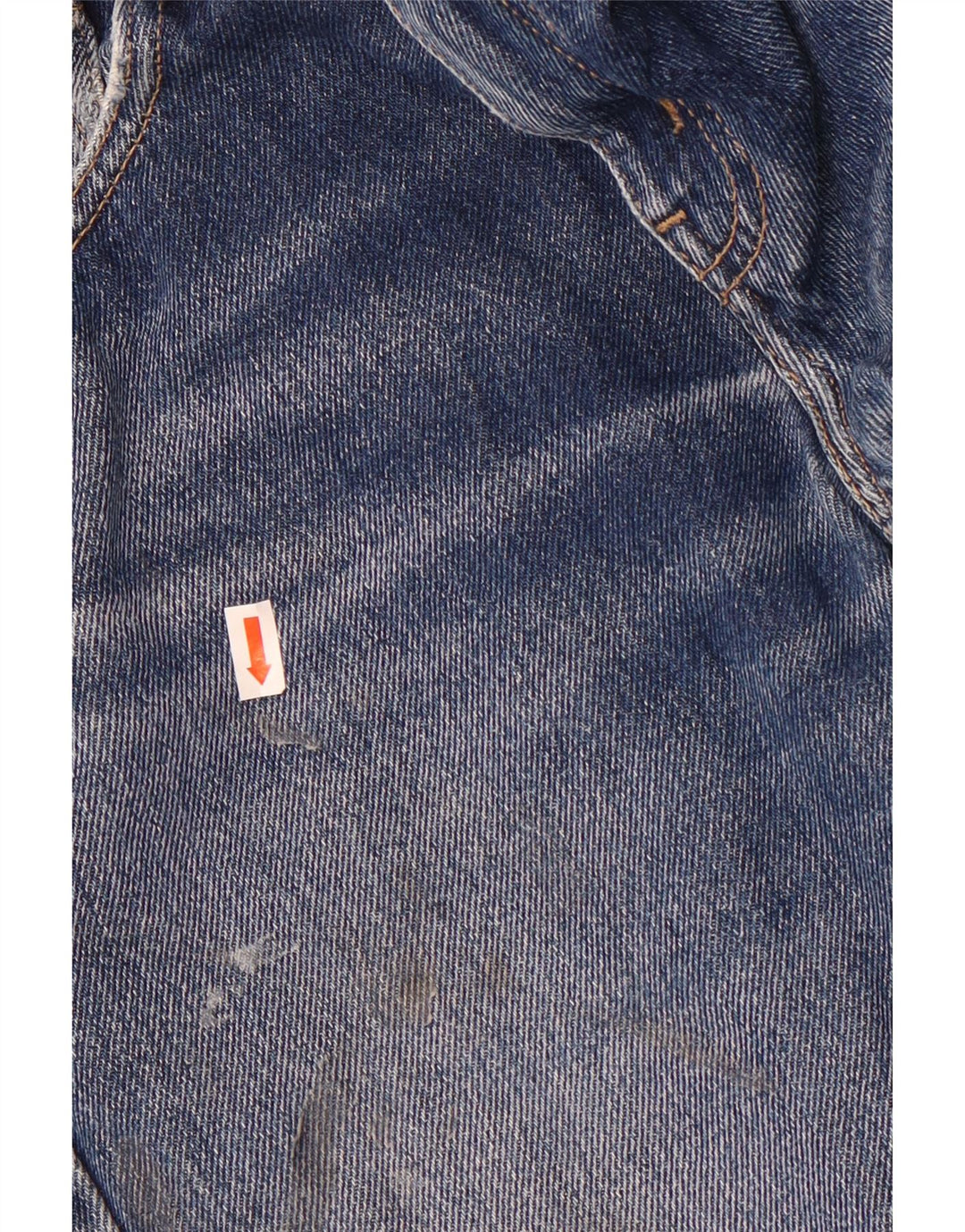 Levi's Herre 581 Distressed Straight Jeans W29 L27 Blå Bomuld