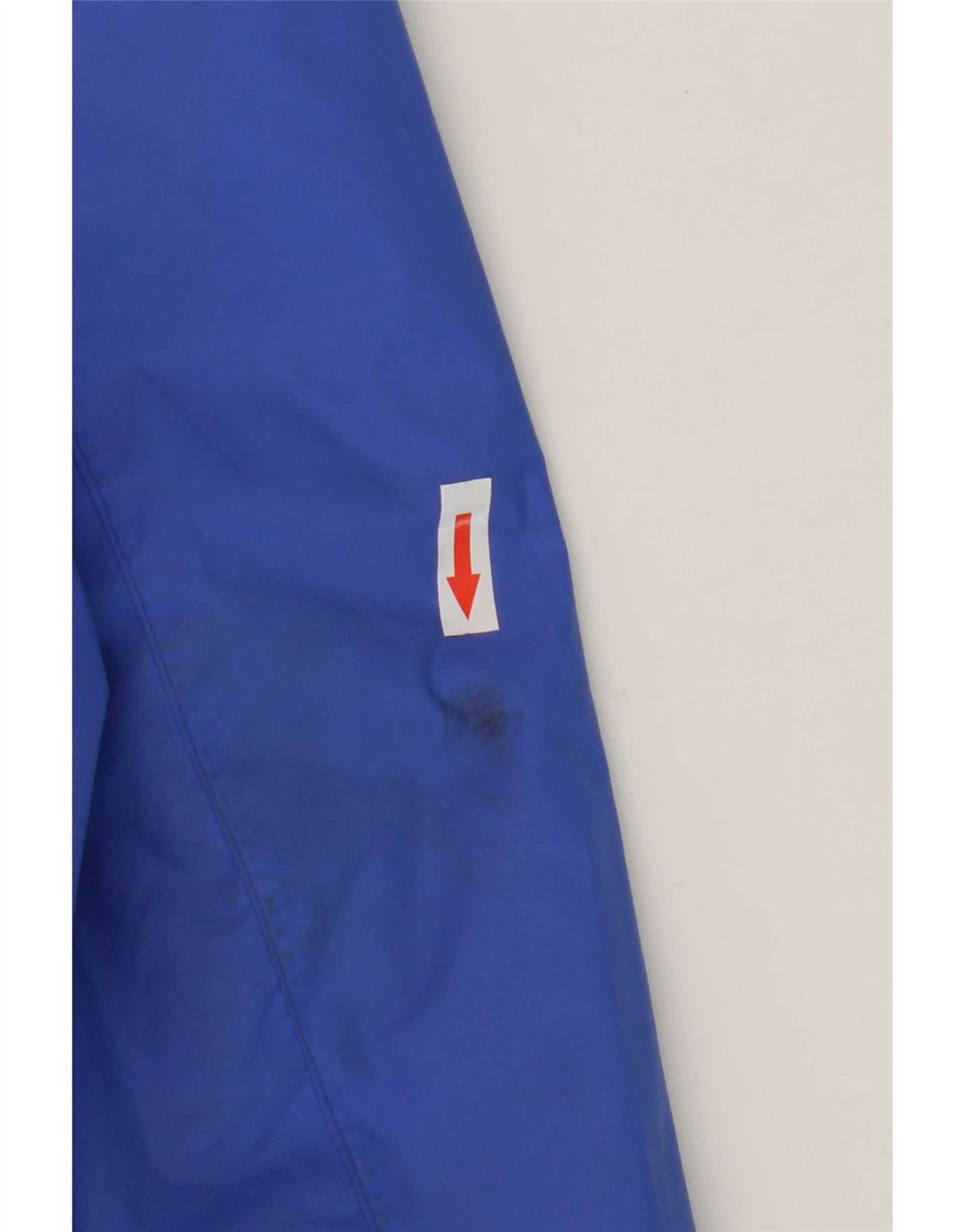 K-Way Herre Hooded Windbreaker Jacket UK 40 Large Blue Polyamide