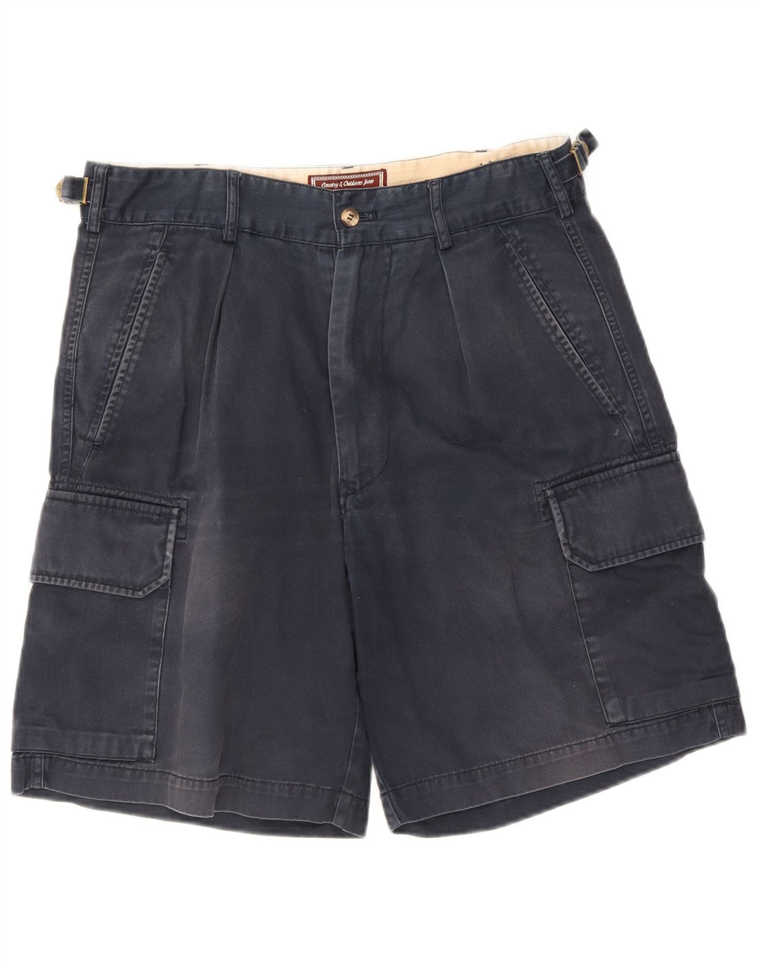 Marlboro Classics Herre Cargo Shorts EU 48 Medium W32 Marineblå Bomuld