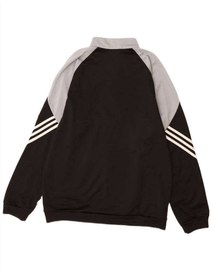 ADIDAS Træningsdragt til mænd, topjakke, stor sort Colourblock Polyester