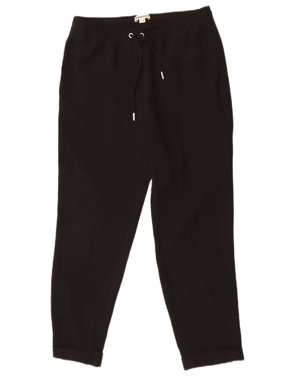Whistles Dame træningsdragt Bukser Joggers UK 10 Small Black Polyester