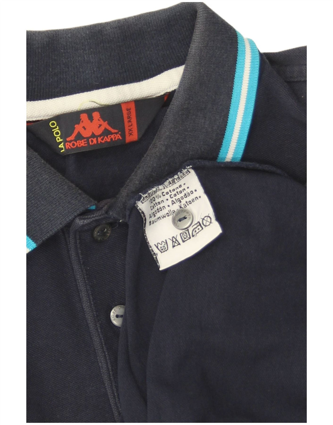 Kappa herre poloshirt 2XL marineblå