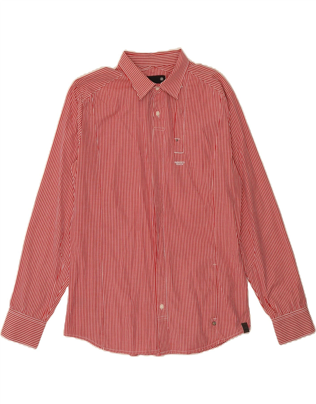 G-STAR Mens Shirt XL Red Pinstripe Cotton Vintage G-Star and Second-Hand G-Star from Messina Hembry 