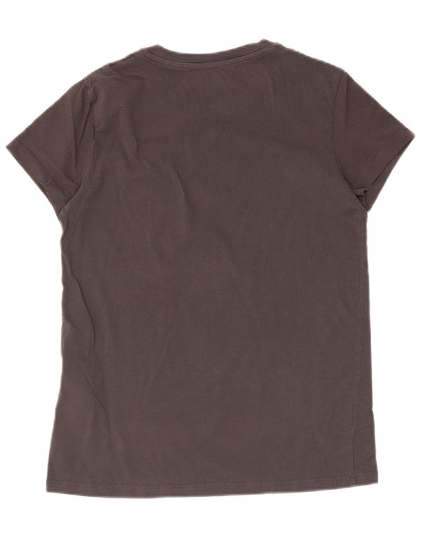Levi's Grafisk T-shirt top til kvinder UK 6 XS Grå bomuld