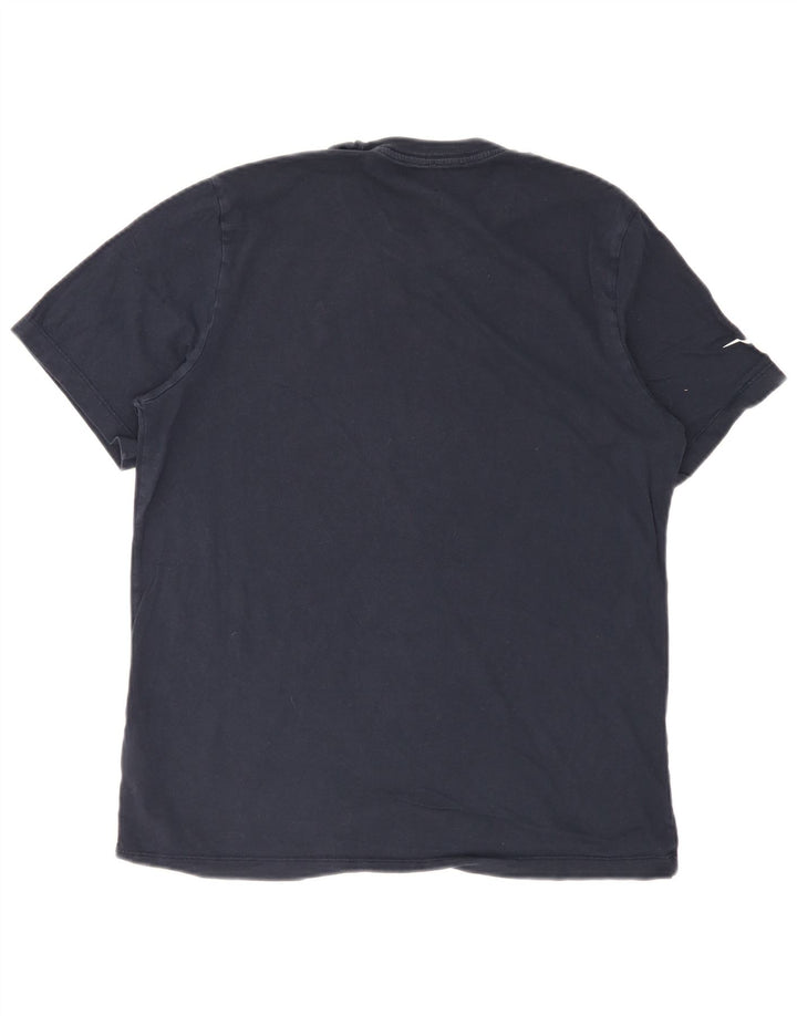 Nike T-shirt top til mænd, stor marineblå bomuld