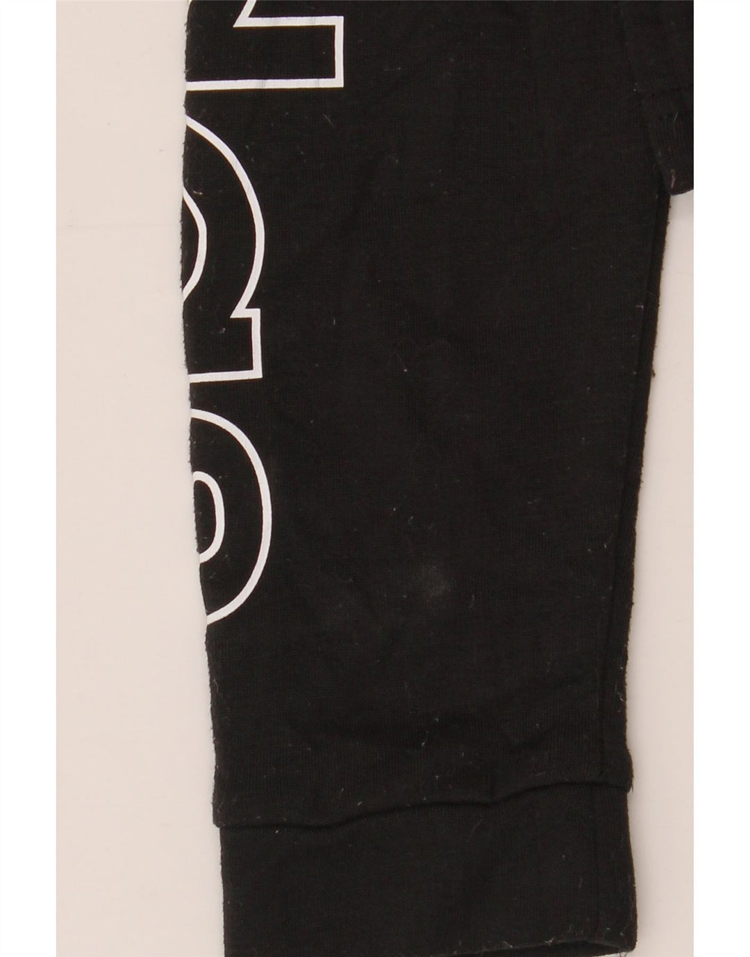 Adidas Womens Crop Graphic Crop Sweatshirt Jumper UK 4/6 XS Sort Polyester