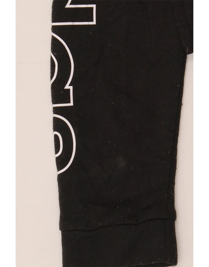 Adidas Womens Crop Graphic Crop Sweatshirt Jumper UK 4/6 XS Sort Polyester