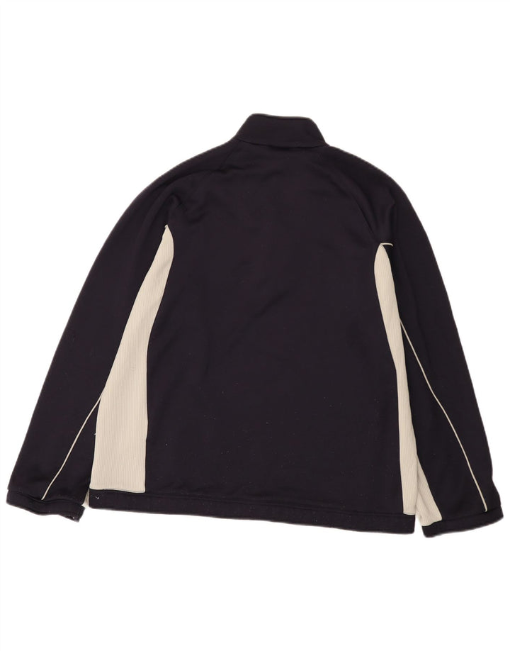 Puma Sweatshirt med lynlås til mænd Medium Marineblå Colourblock Polyester