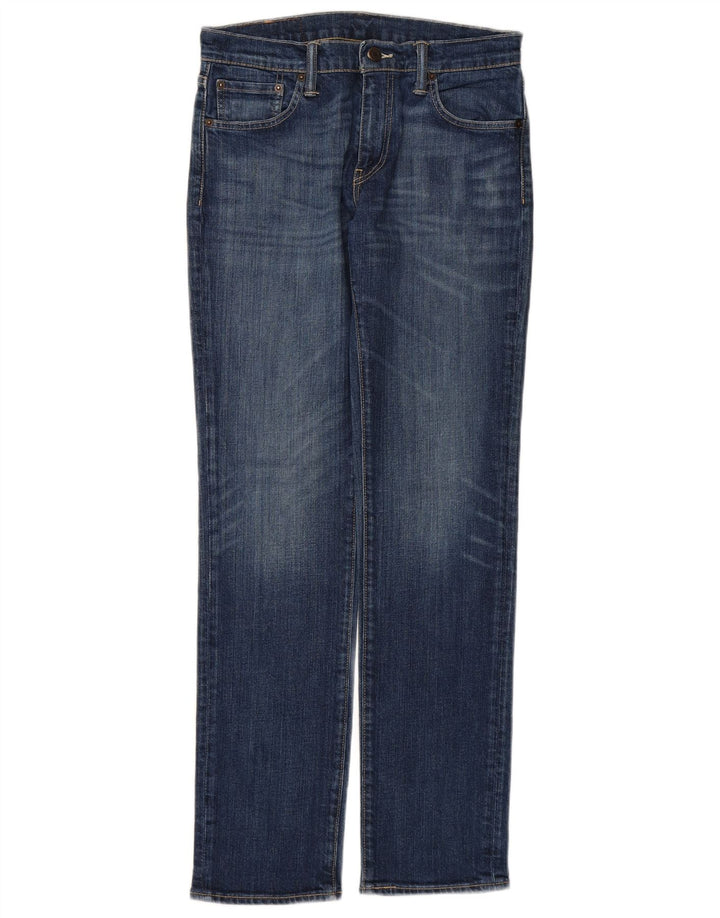 LEVI'S Dame 511 Slim Jeans W30 L32 Blå Bomuld