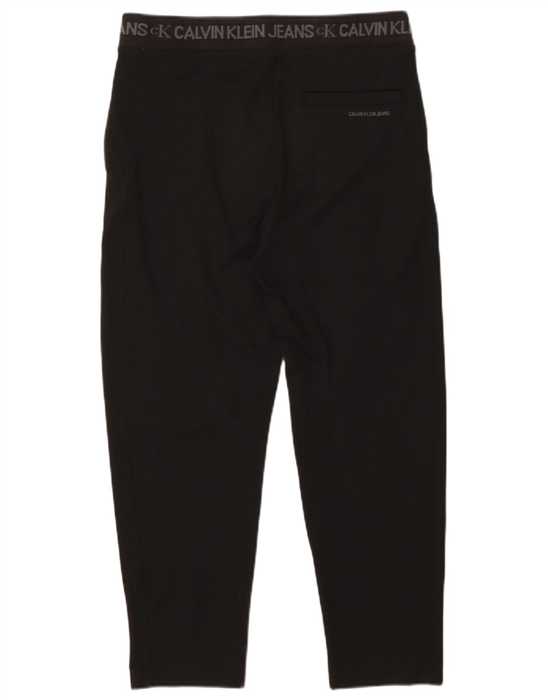 Calvin Klein Herre grafiske cropped bukser Medium W32 L25 Sort polyester