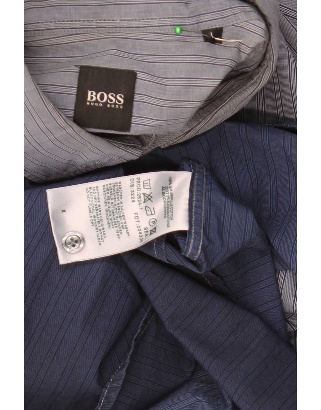Hugo Boss Herreskjorte Large Blue Tie Dye Bomuld