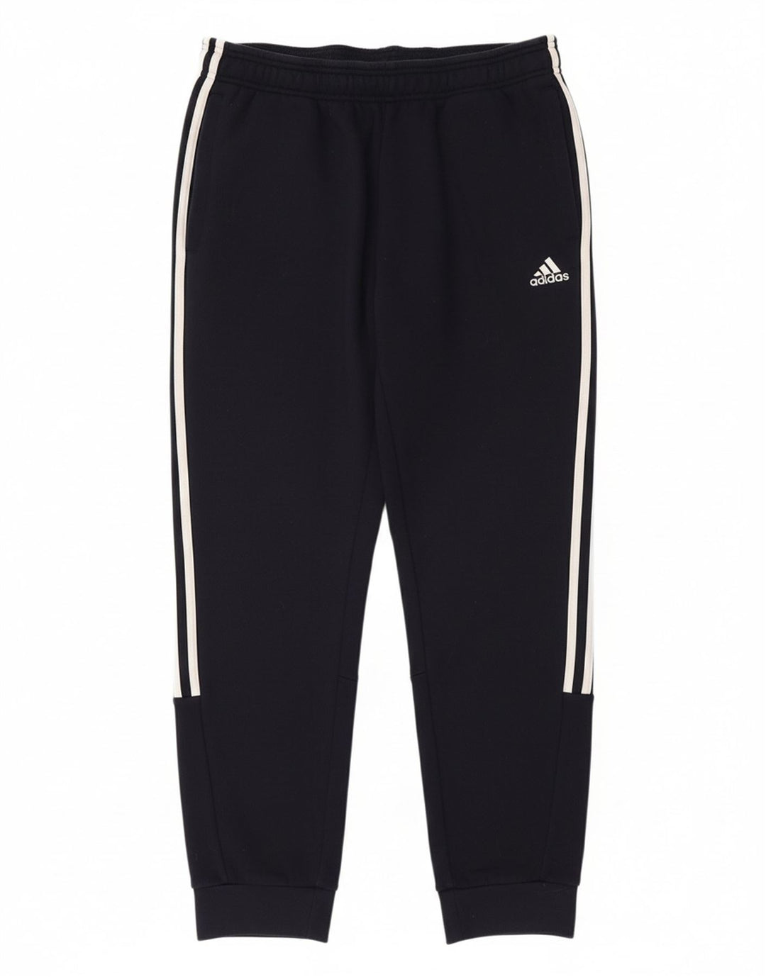 ADIDAS Mens Tracksuit Trousers Joggers Medium  Navy Blue Cotton Vintage Adidas and Second-Hand Adidas from Messina Hembry 