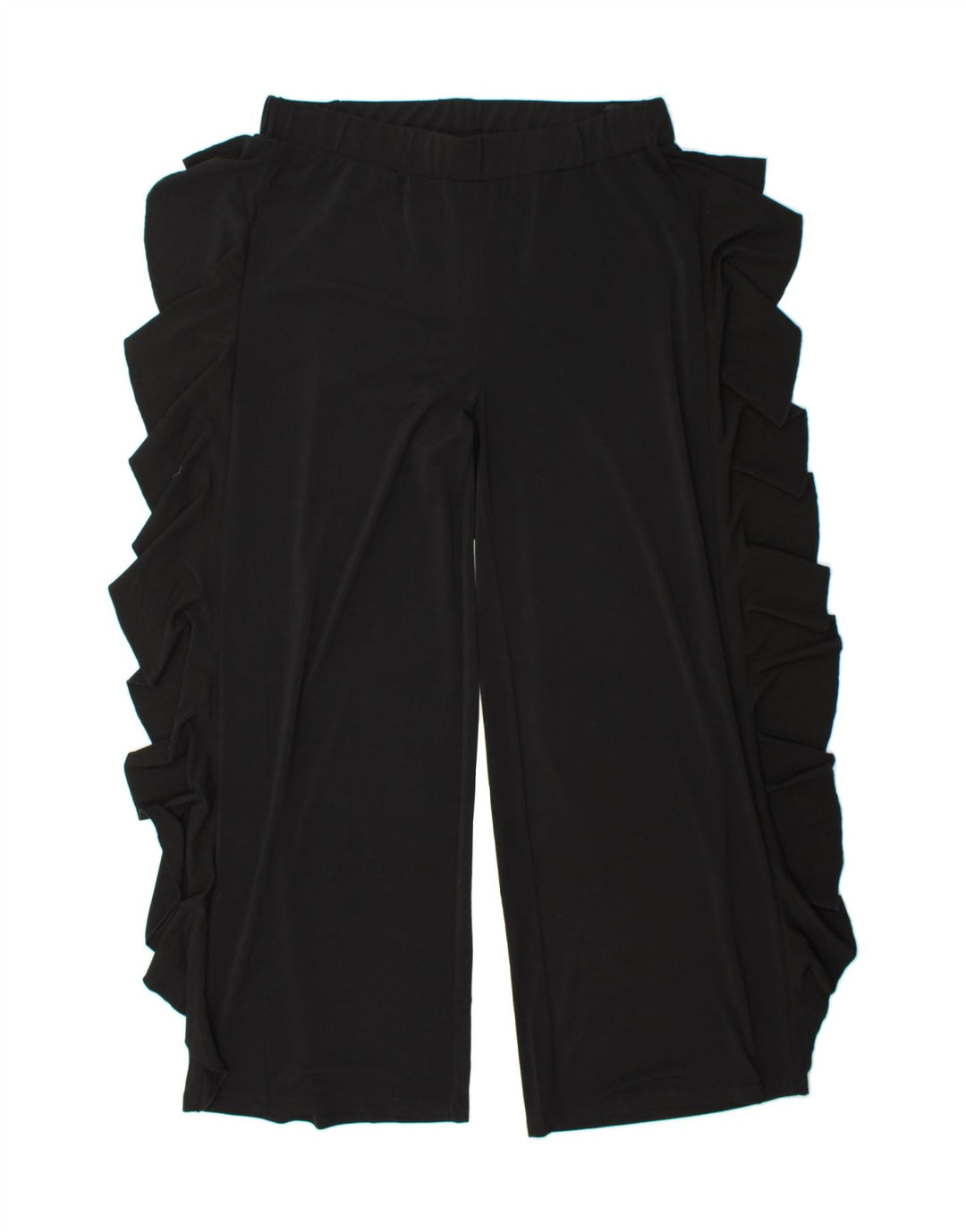 VINTAGE Womens Tracksuit Trousers UK 18 XL Black Polyester Vintage Vintage and Second-Hand Vintage from Messina Hembry 