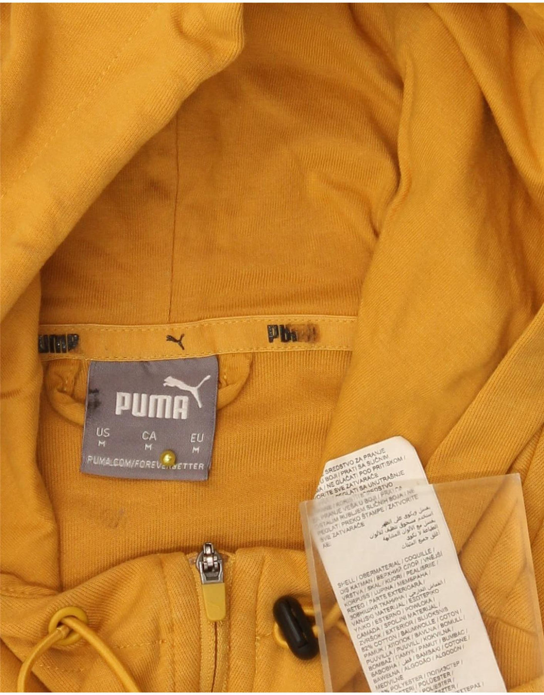 Puma Herre hættetrøje Jumper Medium Gul Bomuld