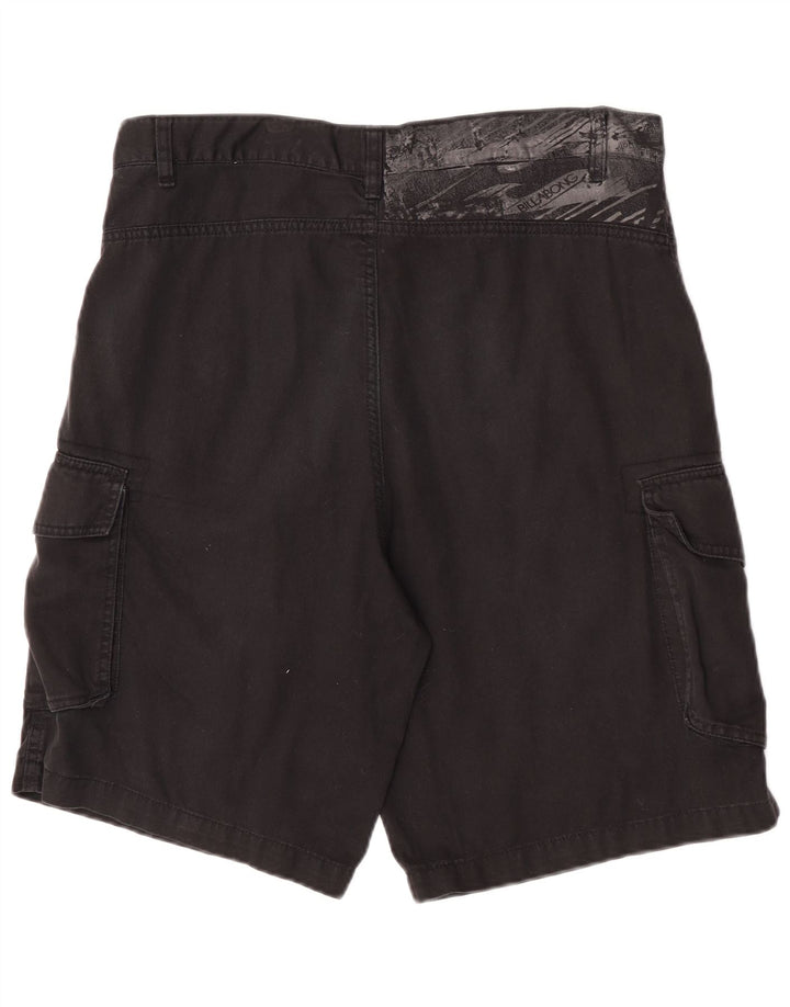 Billabong Herre Cargo Shorts W34 Large Black Bomuld