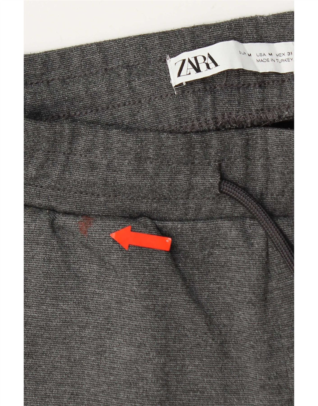 Zara Træningsdragt til mænd Joggers Medium Grå Polyester