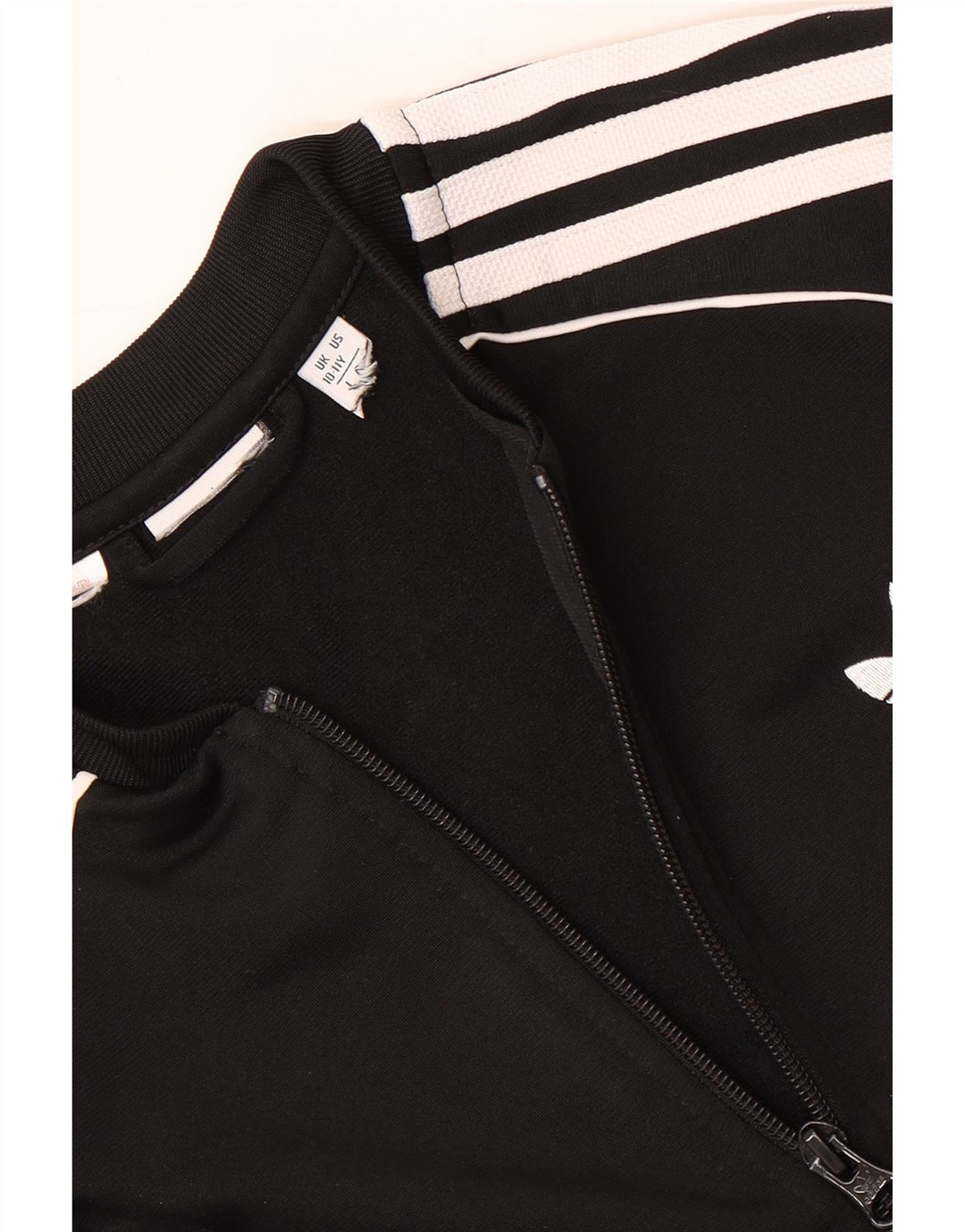 Adidas Pige Træningsdragt Topjakke 10-11 År Sort