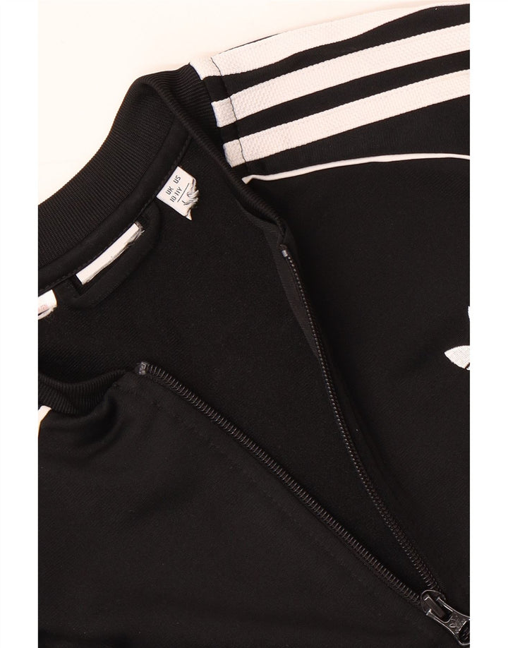 Adidas Pige Træningsdragt Topjakke 10-11 År Sort