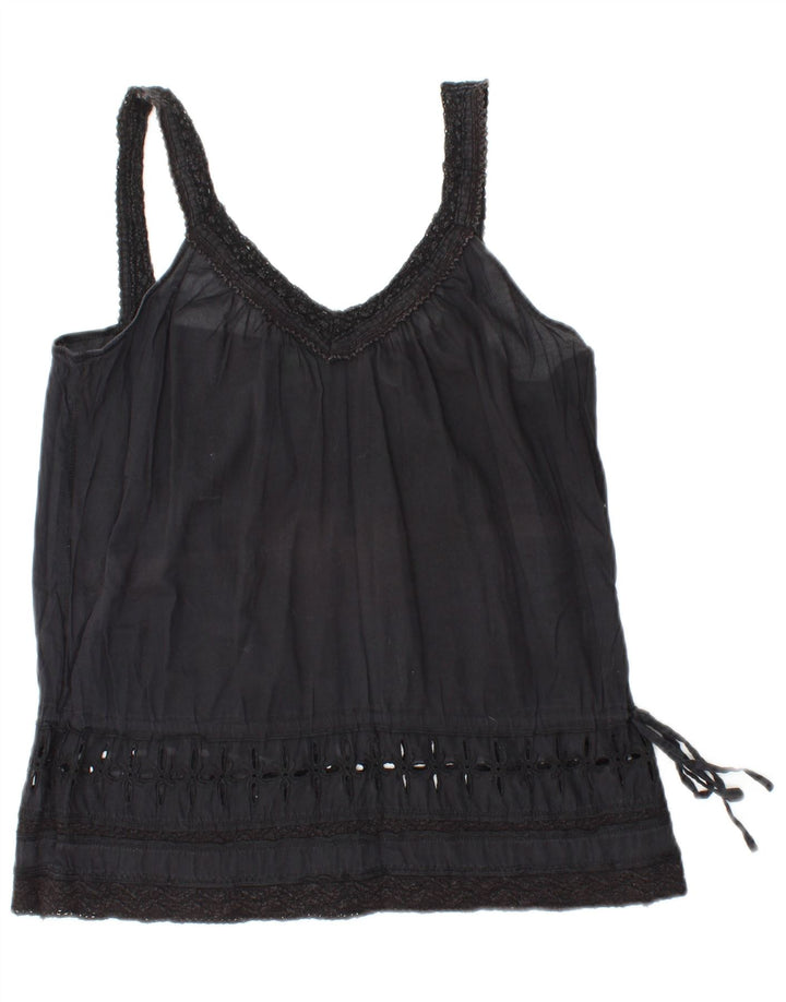 BENETTON Dame Cami Top UK 10 Lille Sort