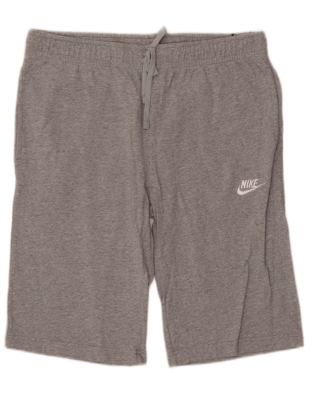 NIKE Sportshorts til mænd, mellemgrå flækket bomuld