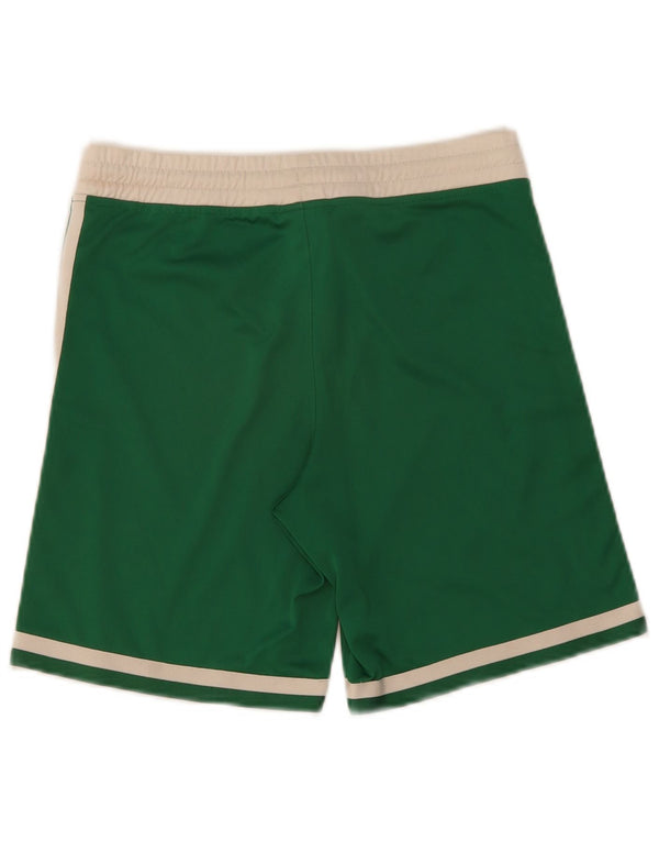 Adidas Boys Sports Shorts 9-10 år Grøn Colourblock Polyester