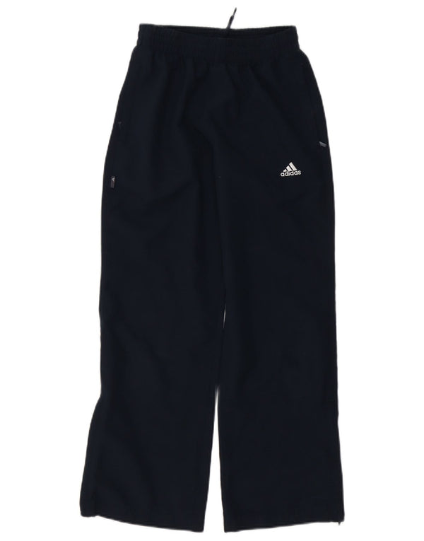 Adidas pigetræningsbukser 9-10 år marineblå polyester