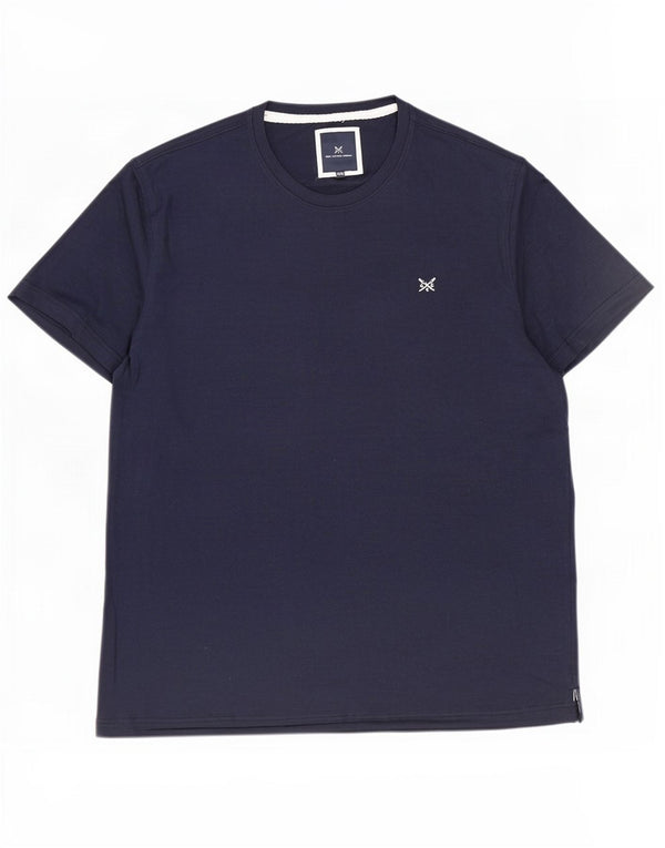 Crew Clothing Herre T-Shirt Top 2XL Marineblå Bomuld