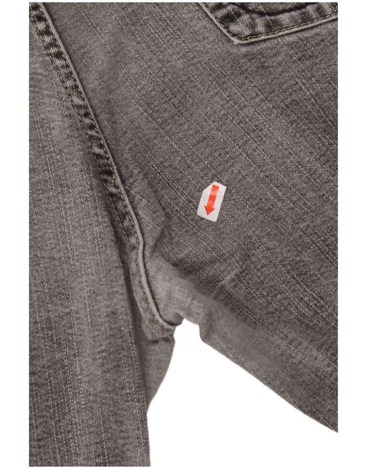 MARKS & SPENCER Dame Stretch Straight Jeans UK 16 Large W32 L30 Grå