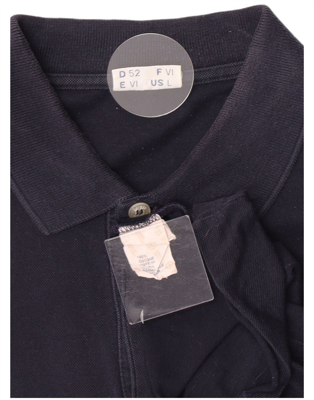 Sergio Tacchini Herre poloshirt Stor marineblå bomuld