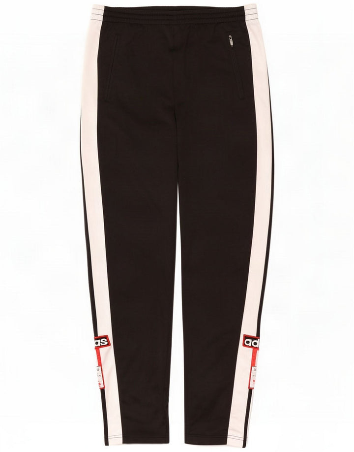 Adidas Grafisk træningsdragt bukser til mænd Medium Sort Colourblock Polyester