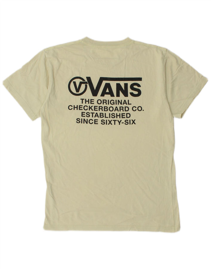Vans Herre Classic Fit Grafisk T-Shirt Top Lille Gul