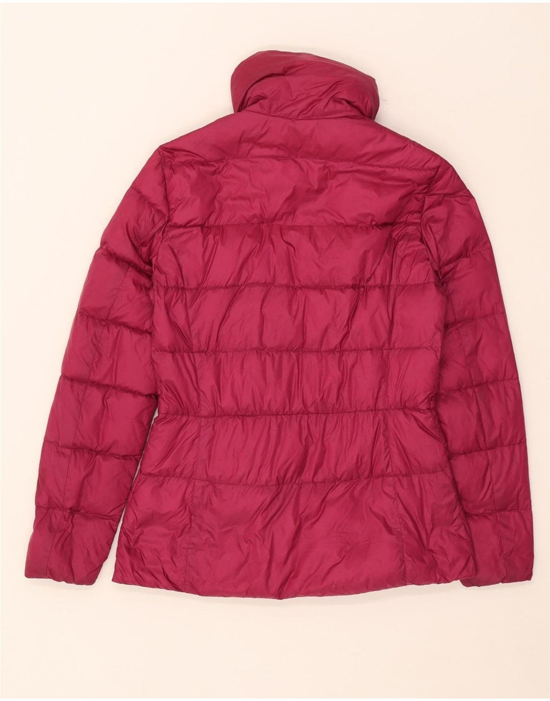 Massimo Dutti Dame Polstret Jakke UK 10 Lille Pink Nylon