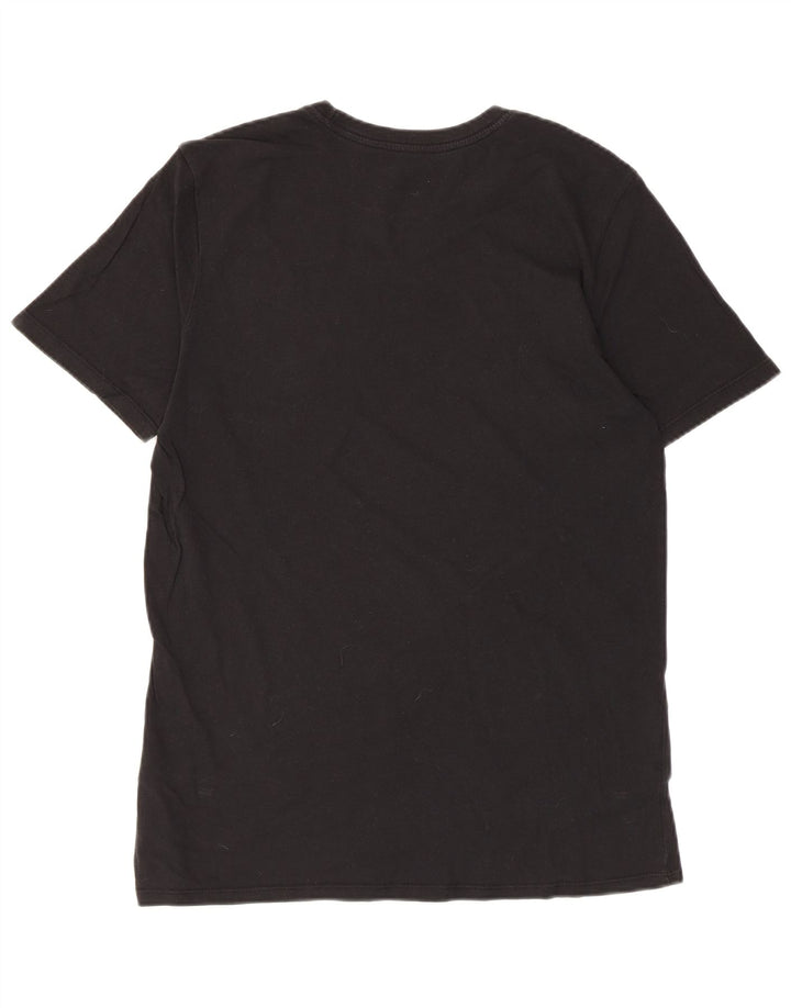Nike T-shirt med atletisk snit til mænd, medium sort bomuld