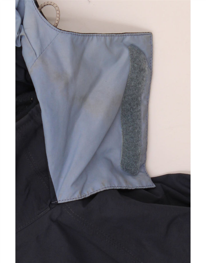 BERGHAUS Dame Oversized Hooded Windbreaker Jacket UK 12 Medium Navy Blue