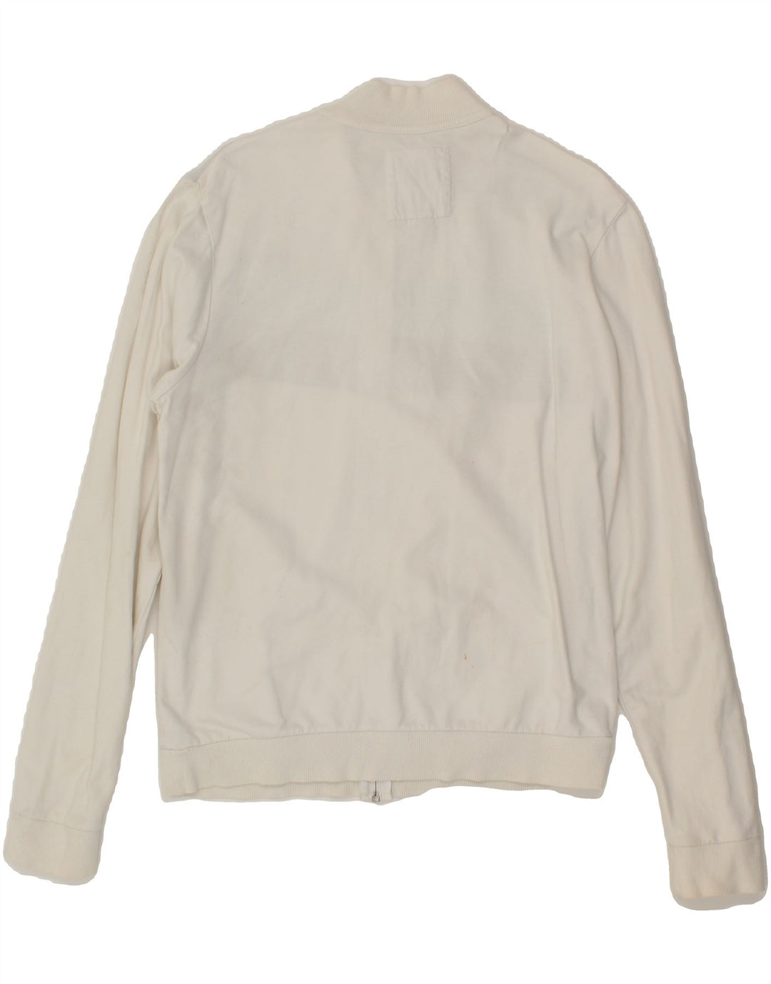 GUESS Mens Tracksuit Top Jacket Medium White Colourblock Cotton Vintage Guess and Second-Hand Guess from Messina Hembry 