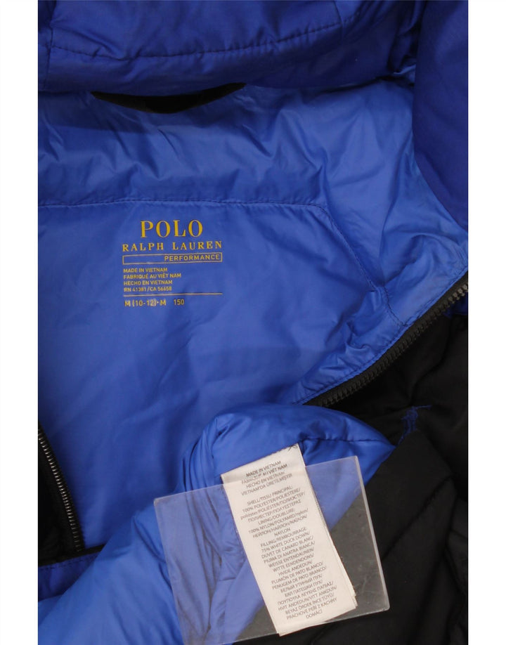 Polo Ralph Lauren drenge polstret jakke 10-11 år medium sort farveblok