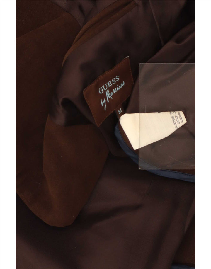 Guess Herre Overfrakke UK 38 Medium Brown Bomuld