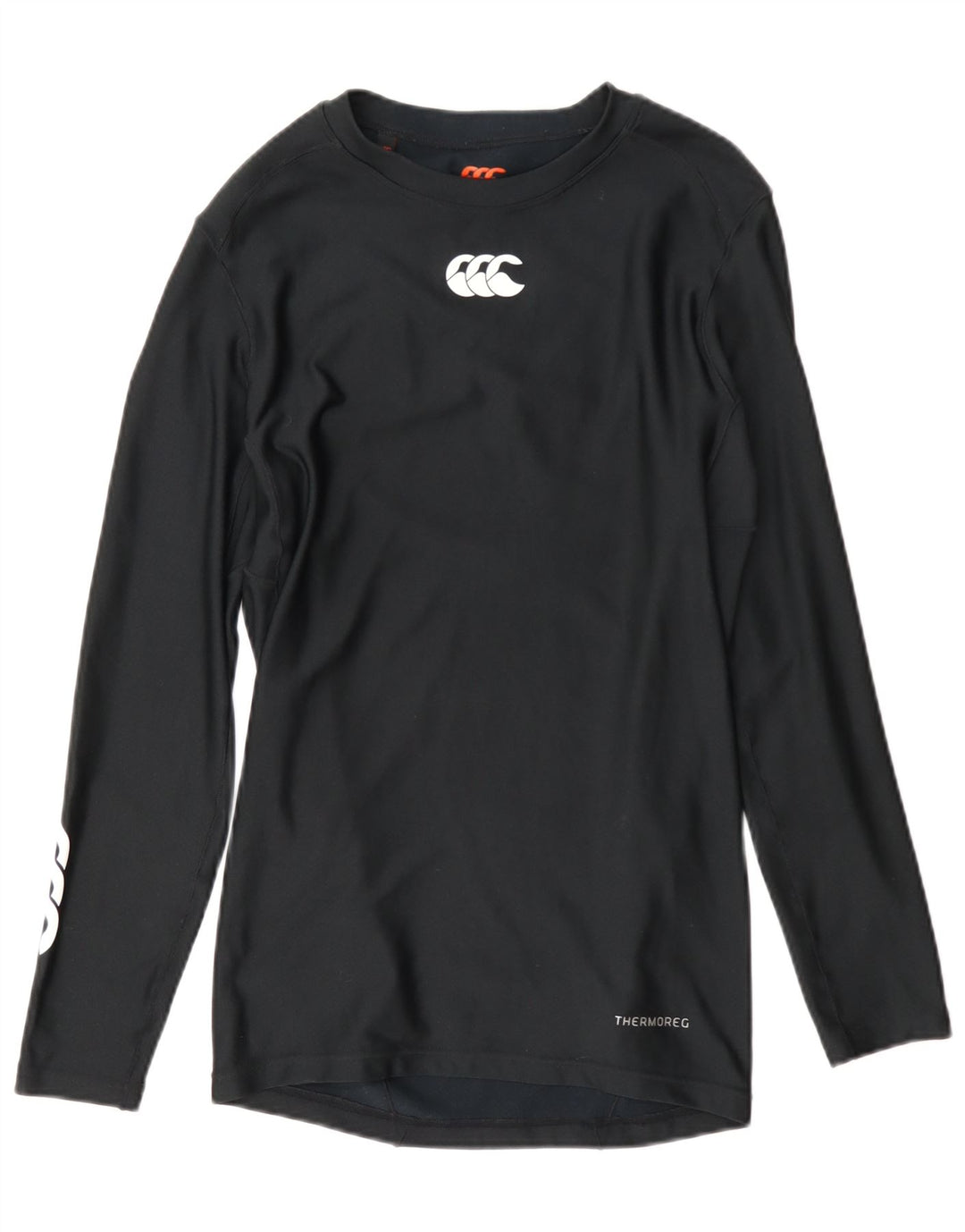 Canterbury Dame Grafisk Top Langærmet UK 18 XL Sort Polyester