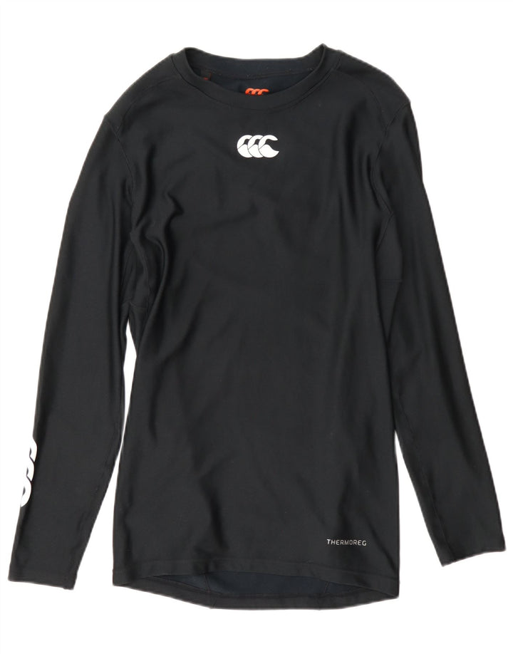 Canterbury Dame Grafisk Top Langærmet UK 18 XL Sort Polyester
