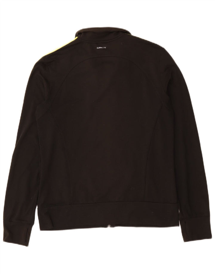 Adidas træningsdragt topjakke til kvinder UK 12/14 Medium Black Polyester