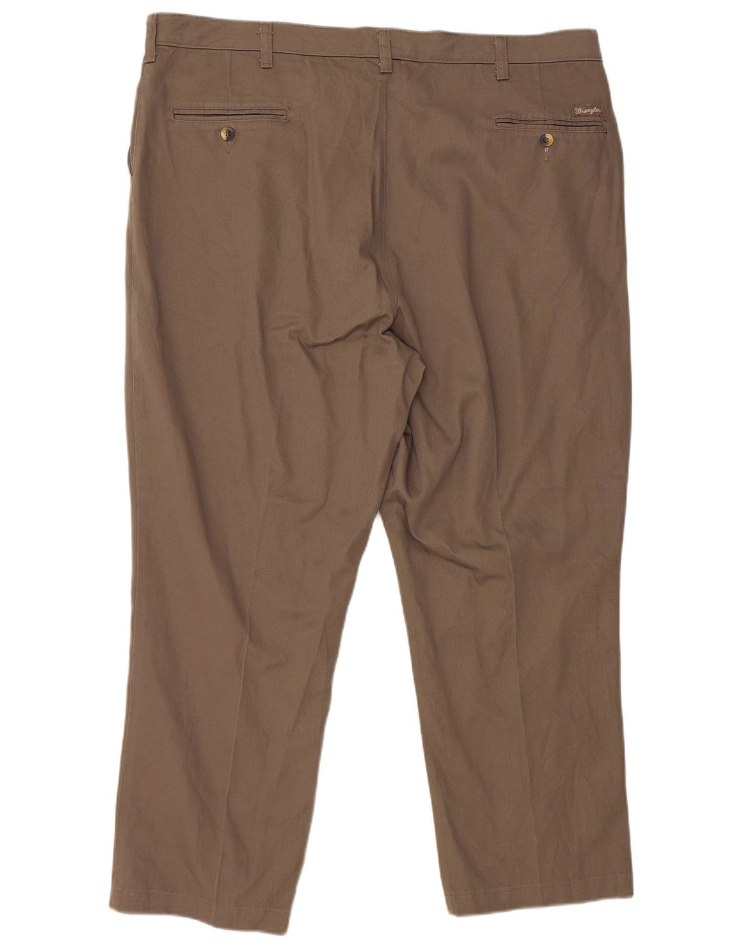 WRANGLER Herre Riata Straight Chino Bukser W42 L32 Beige Bomuld