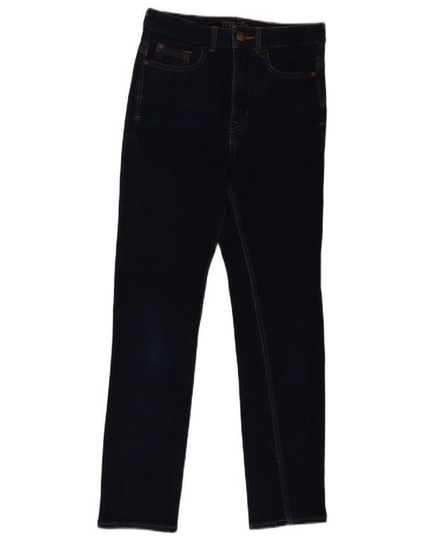 Marks & Spencer Dame Slim Jeans UK 8 Small W28 L26 Navy Blue Bomuld