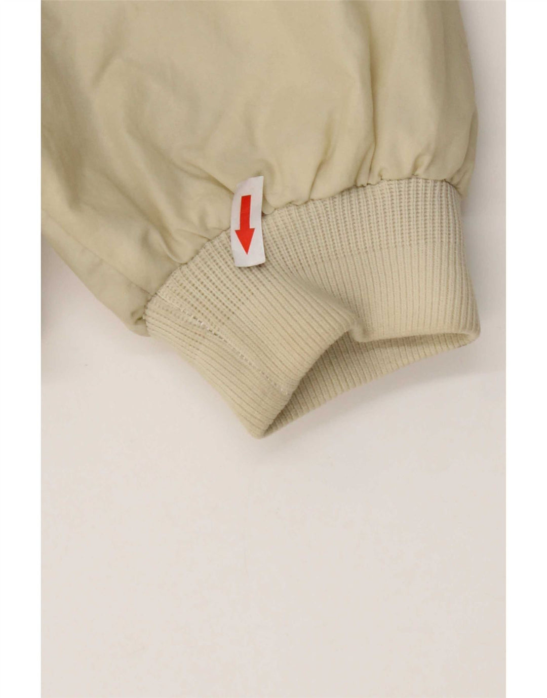 Slam Herre Hooded Bomber Jacket UK 44 2XL Off White Nylon