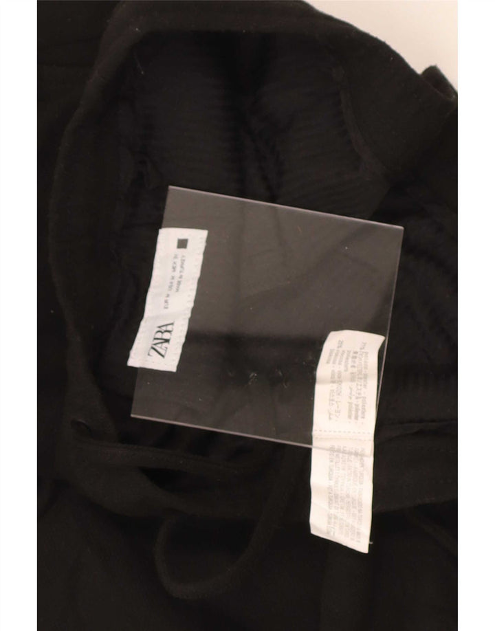 Zara Herre Casual Shorts Medium W30 Sort Polyester