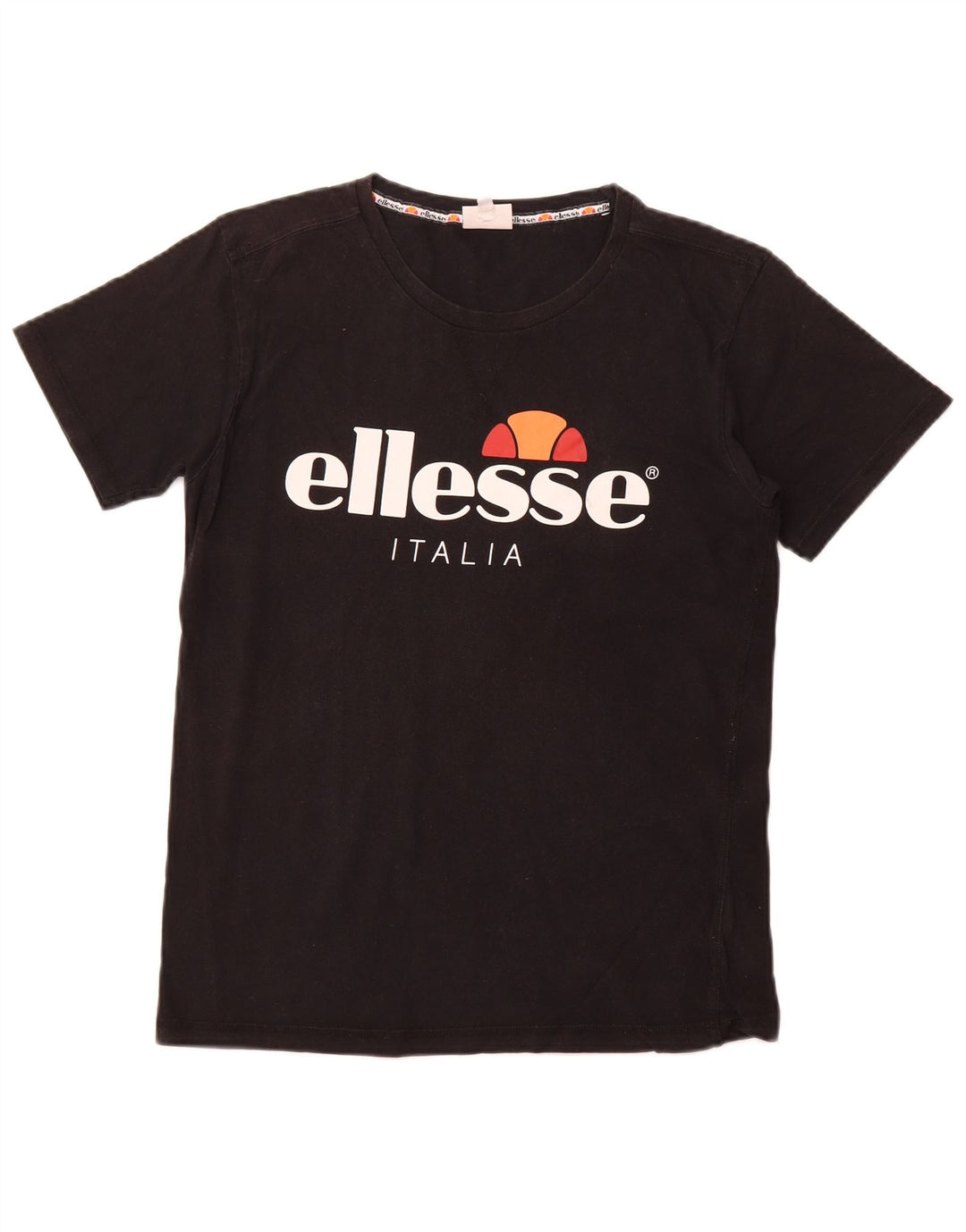 ELLESSE Herre grafisk T-shirt Top Lille sort bomuld