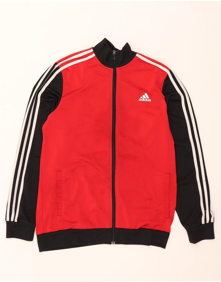 ADIDAS Træningsdragt topjakke til drenge 15-16 år Rød Colourblock