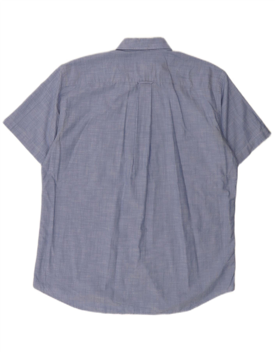 LACOSTE Kortærmet Herreskjorte Størrelse 40 Medium Blå Bomuld